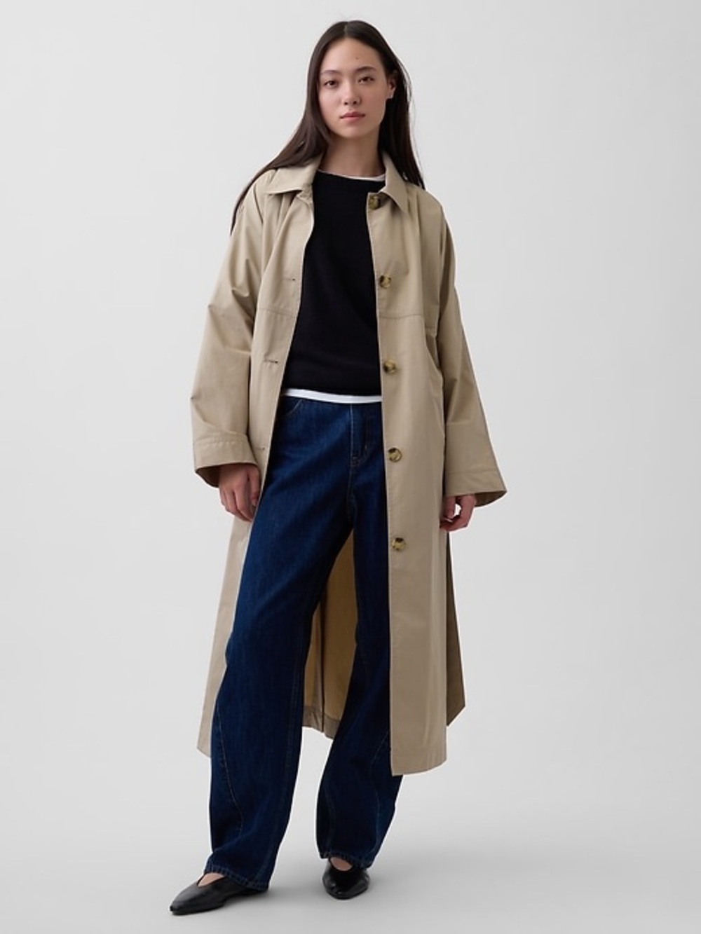 GAP Oversized Mac Trench Coat - Picture 5 of 5